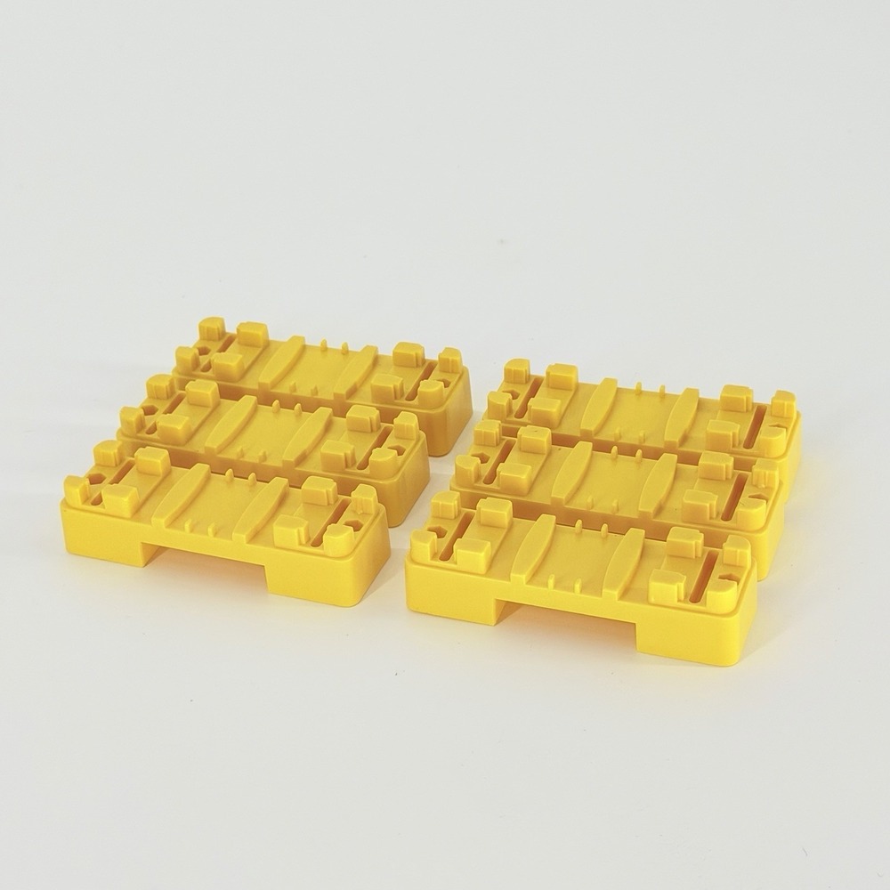 Takara Tomy Plarail Short Bridge Blocks Stackable Yellow Lot of 6